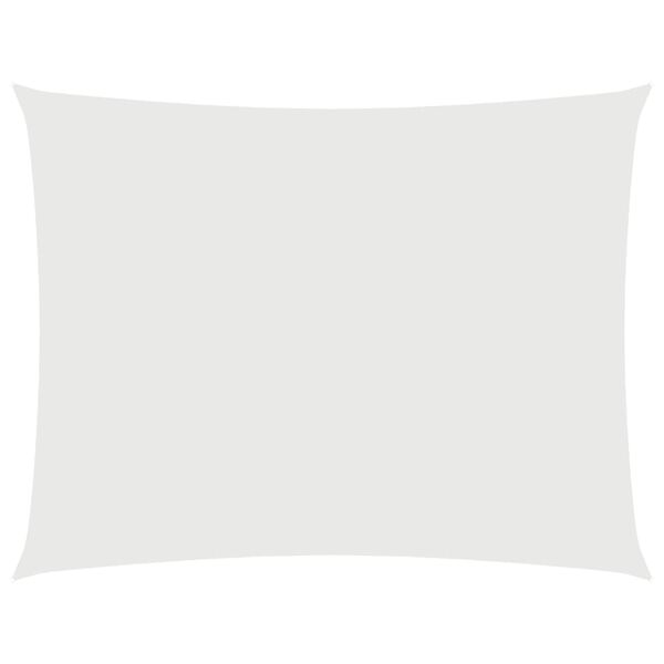 vidaXL مظلة شراعية قماش أكسفورد مستطيلة 3.5×5 م أبيض