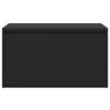 vidaXL بنش مدخل 80&times;40&times;45 سم خشب صناعي أسود