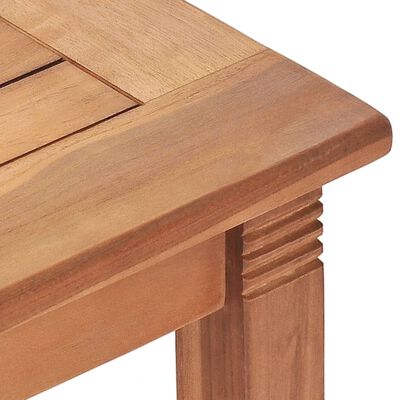 vidaXL طاولة سفرة حديقة 150×90×75 سم خشب ساج صلب