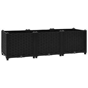 vidaXL حوض زراعي مرتفع 120&times;40&times;38 سم بولي بروبيلين