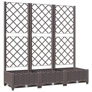 vidaXL حديقة بني 120 x 40 x 121.5 cm