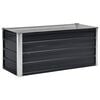 vidaXL حوض حديقة أنثراسيت 100&times;40&times;45 سم فولاذ مجلفن