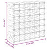 vidaXL حامل نبيذ متسع لـ 42 قارورة خشب صنوبر صلب