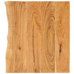 vidaXL سطح حوض حمام خشب أكاسيا صلب 58&times;55&times;2.5 سم