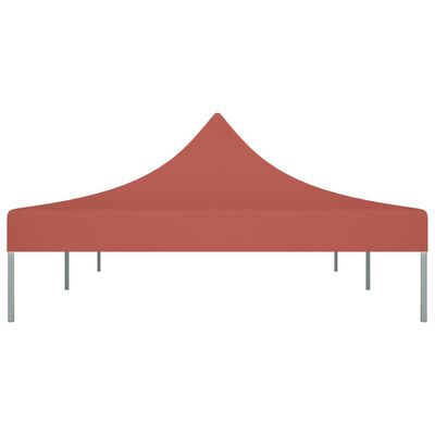 vidaXL سقف خيمة حفلات 6×3 م قرميدي 270 جم/م²