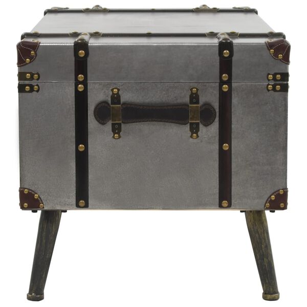 vidaXL طاولة قهوة MDF وألومنيوم 47.5x51x102 سم vidaXL