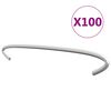 vidaXL خطافات جابيون 100 ق فولاذ مجلفن 20 سم