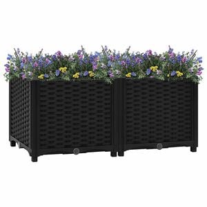 vidaXL سرير مرتفع من 80x40x38 سم من البولي بروبيلين