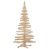 vidaXL أشجار عيد الميلاد مع حامل طبيعي 180 cm solid pine wood