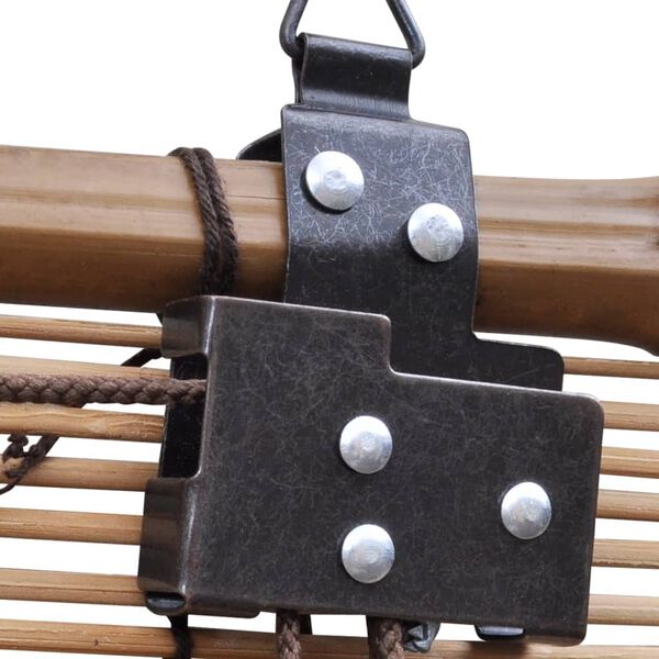 241328 ستائر دوارة خيزران بني 120&times;160 سم