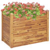 vidaXL حوض حديقة مرتفع 110&times;60&times;84 سم خشب أكاسيا صلب