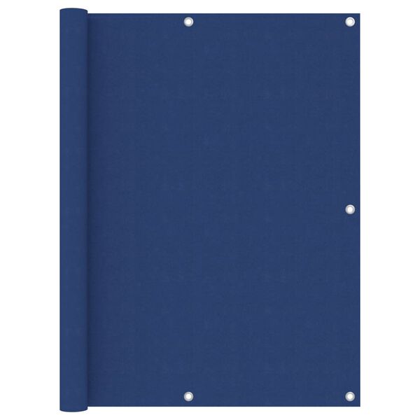 vidaXL ساتر شرفة أزرق 120×400 سم قماش أكسفورد