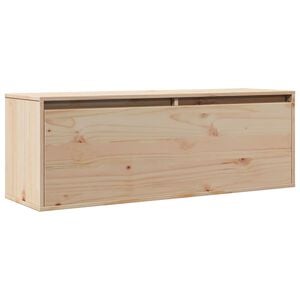 vidaXL خزانة حائط 35x30x100 سم خشب صنوبر صلب