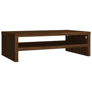 vidaXL حامل شاشة أوك بني 42&times;24&times;13 سم خشب صناعي