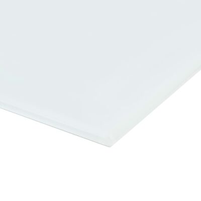 vidaXL سبورة جدارية مغناطيسية زجاج أبيض 80×60 سم