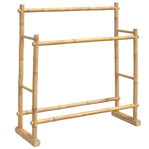 vidaXL حامل ملابس 100&times;30&times;100 سم خيزران