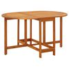 vidaXL طاولة حديقة 130&times;90&times;72 سم خشب أكاسيا صلب