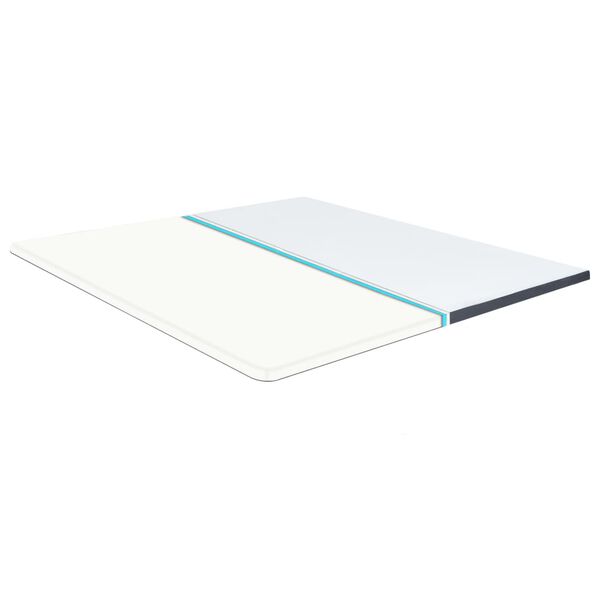 vidaXL لبادة مرتبة السرير ذو طبقة النوابض 5x180x200 سم