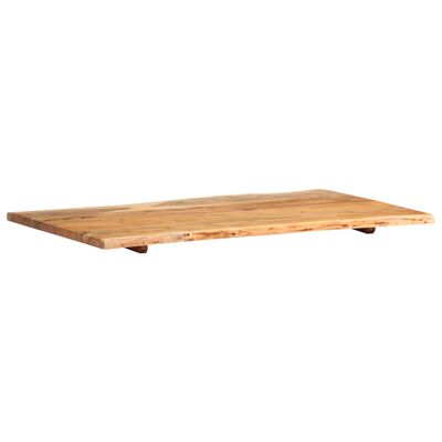vidaXL سطح طاولة خشب أكاسيا صلب 100×(50-60)×2.5 سم