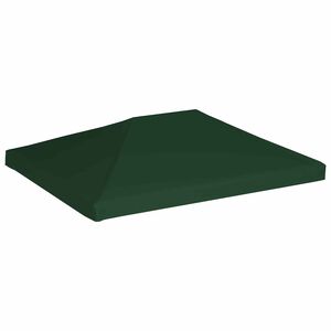vidaXL سقف مظلة علوي 310 جم/ م&sup2; 4&times;3 م أخضر