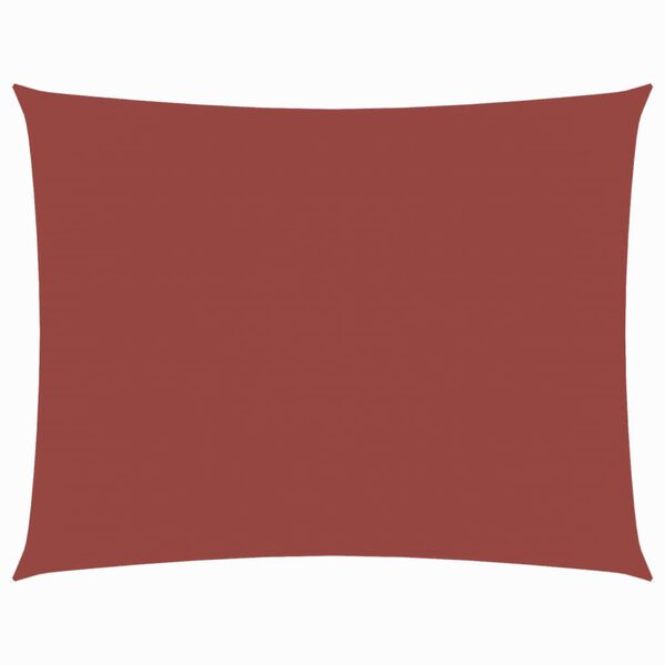 vidaXL مظلة شراعية قماش أكسفورد مستطيلة 2.5&times;4 م قرميدي