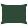 vidaXL مظلة شراعية 160 جم/م² أخضر داكن 6×7 م HDPE