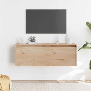 vidaXL خزانة حائط 35x30x100 سم خشب صنوبر صلب