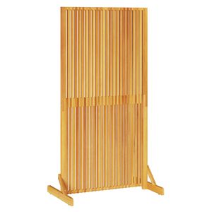 vidaXL شاشة خصوصية بني 79.5 &times; 50 &times; 150 سم خشب الأكاسيا الصلب