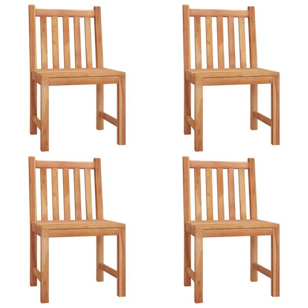 vidaXL عدد 5 قطع طقم سفرة حديقة خشب ساج صلب