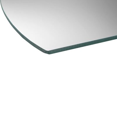 vidaXL مرآة حائطية 8 ق 20×20 سم زجاج مموج