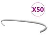 vidaXL خطافات جابيون 50 ق فولاذ مجلفن 20 سم