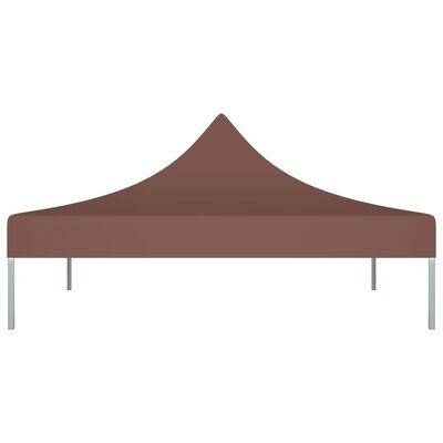 vidaXL سقف خيمة حفلات 3×3 م بني 270 جم/م²