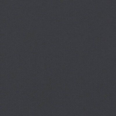 vidaXL وسادة كرسي تشمس أسود 200×60×3 سم قماش