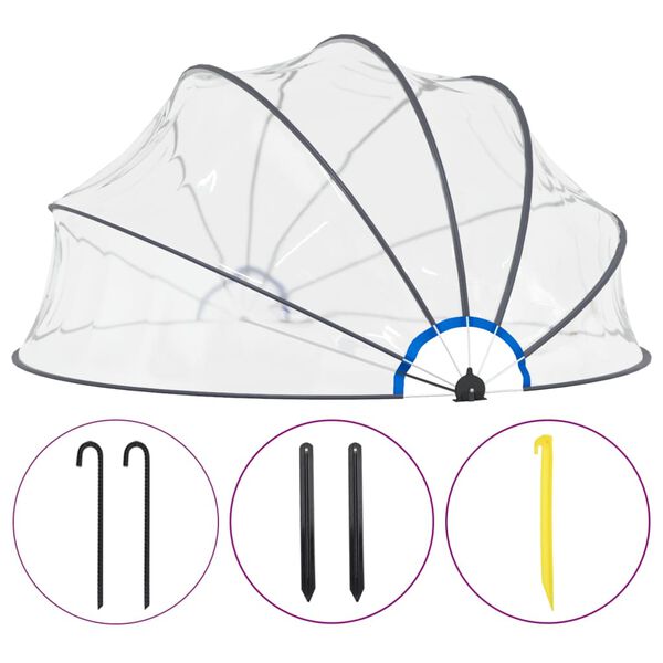 vidaXL قبة حمام سباحة 440×220 سم