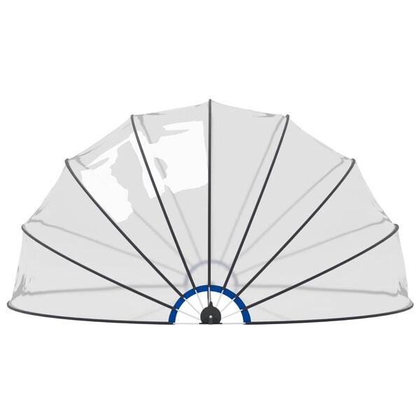 vidaXL قبة حمام سباحة 550×275 سم