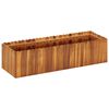 vidaXL حوض حديقة مرتفع 100&times;30&times;25 سم خشب أكاسيا صلب