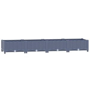 vidaXL حوض زراعي مرتفع 160&times;40&times;23 سم بولي بروبيلين