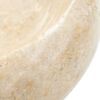 vidaXL حوض 40&times;12 سم رخام كريمي