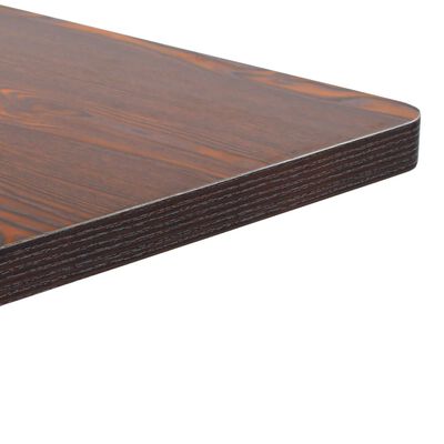 vidaXL طاولة بيسترو بني غامق 60×60 سم خشب MDF