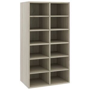 vidaXL حامل أحذية سونوما أوك 54&times;34&times;100.5 سم خشب صناعي