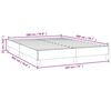 vidaXL إطار سرير دون مرتبة لون رمادي فاتح 200x180 سم مخمل