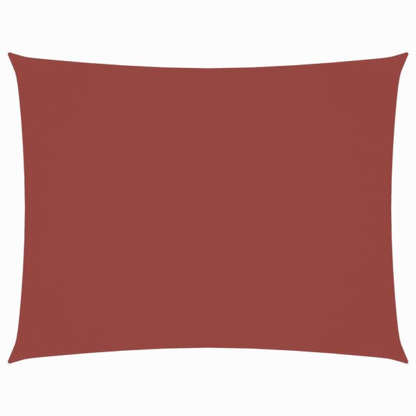 vidaXL مظلة شراعية قماش أكسفورد مستطيلة 2×4 م قرميدي