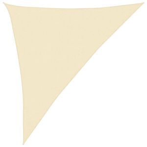 vidaXL مظلة شراعية 160 جم/م&sup2; كريمى 3&times;4&times;5 م HDPE