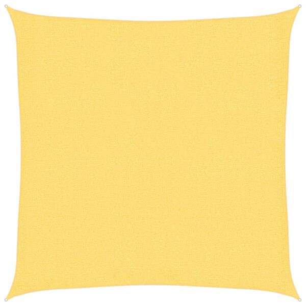 vidaXL مظلة شراعية HDPE مربعة الشكل 3.6×3.6 سم بيج