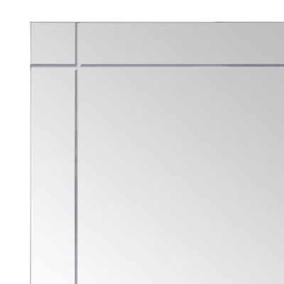 vidaXL مرآة حائطية 80×60 سم زجاج
