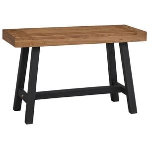 vidaXL مقعد 110 سم من خشب الساج الصلب