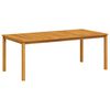 vidaXL طاولة حديقة 200&times;100&times;74 سم خشب أكاسيا صلب