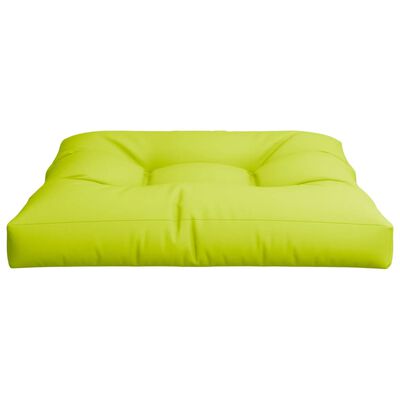 vidaXL وسادة أريكة طبليات أخضر ساطع 70×70×10 سم