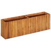 vidaXL حوض حديقة مرتفع 150&times;30&times;50 سم خشب أكاسيا صلب