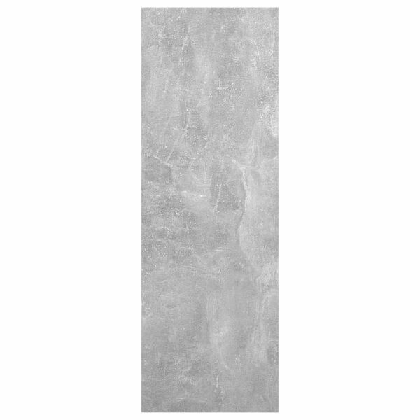 vidaXL خزانة تلفزيون رمادي أسمنتي 30.5&times;30&times;90 سم خشب صناعي